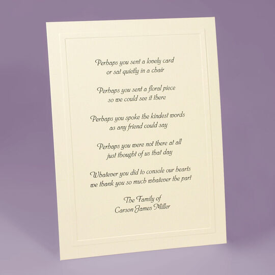 Miller Sympathy Cards
